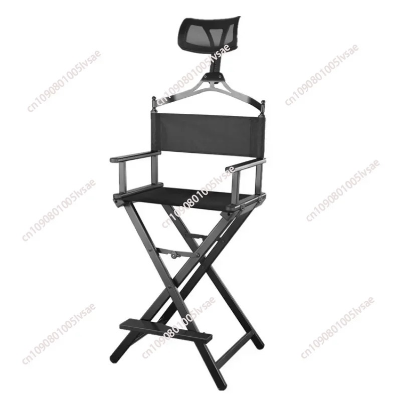 Home Bar Seating - เก้าอี้พับกลางแจ้ง Director แต่งหน้าเก้าอี้พักผ่อนเก้าอี้สูงบาร์ที่นั่งอลูมิเนียมแบบพกพา Home Camping Beach