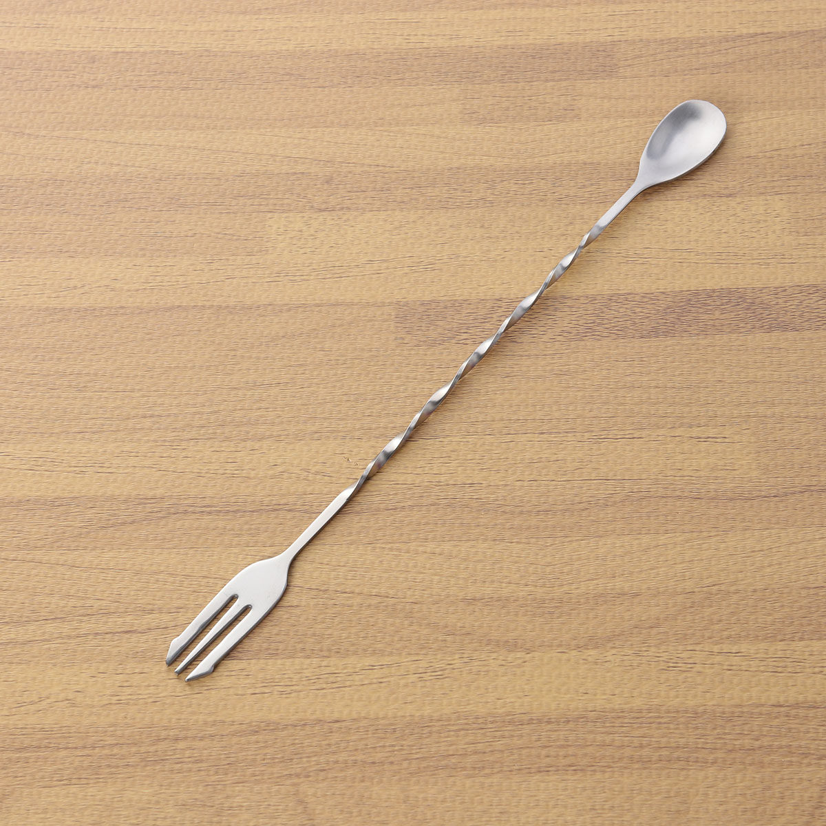 Bar Spoon Twisted - ช้อนสแตนเลสแบบบิด ใช้สำหรับคนเครื่องดื่มและสติ๊กคนค็อกเทล ยาว 26 ซม. อุปกรณ์สำหรับบาร์เทนเดอร์
