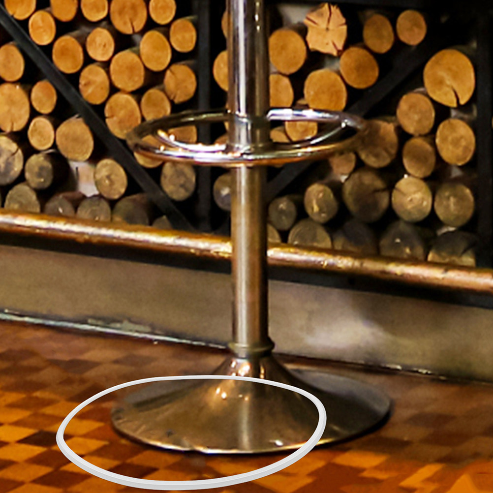 Home Bar Stools - ตัวป้องกันขาเก้าอี้บาร์ วงแหวนฐานยางสีขาว กันลื่น แข็งแรง ทนทาน ป้องกันพื้น