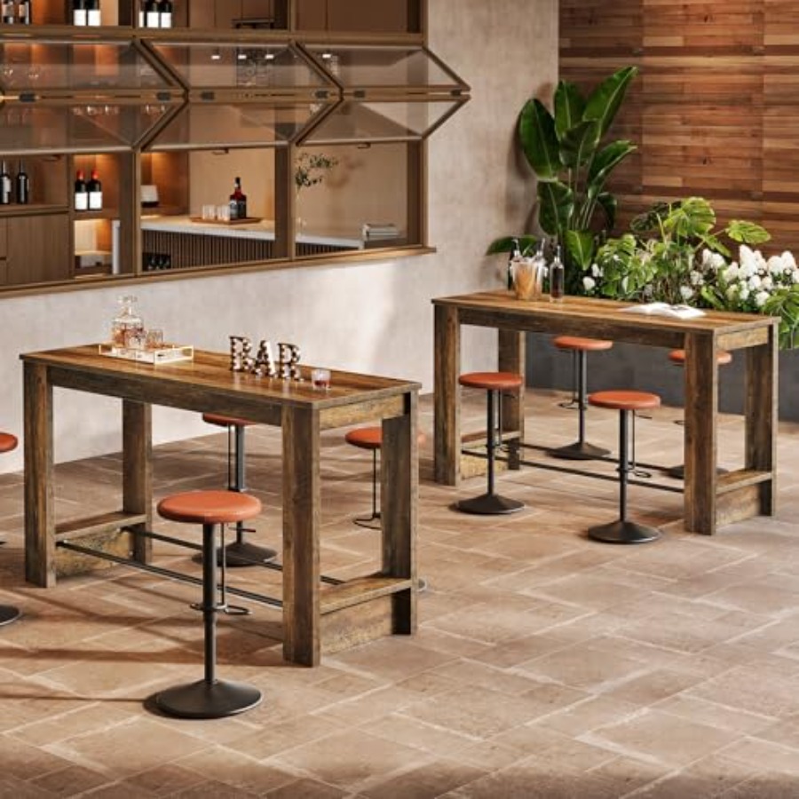 ชุดโต๊ะบาร์ขนาด 63 นิ้ว จำนวน  - Home Bar And Counter บทวิจารณ์และราคา
