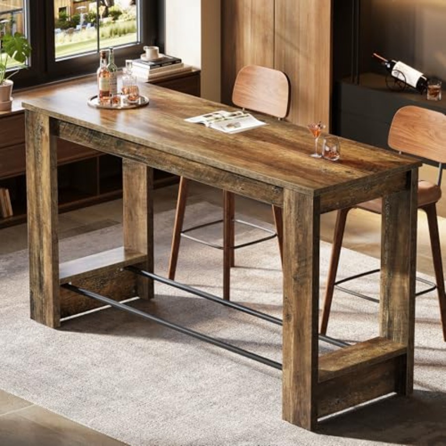 ชุดโต๊ะบาร์ขนาด 63 นิ้ว จำนวน  - Home Bar And Counter บทวิจารณ์และราคา