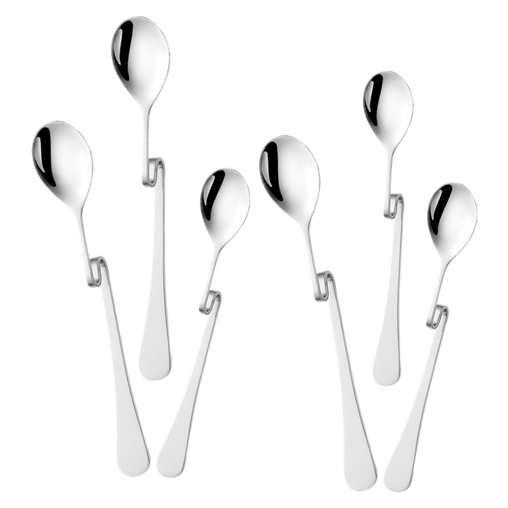 ช้อนกาแฟสแตนเลสทรงตัว S 6 ชิ้น - Bar Spoon Twisted บทวิจารณ์และราคา