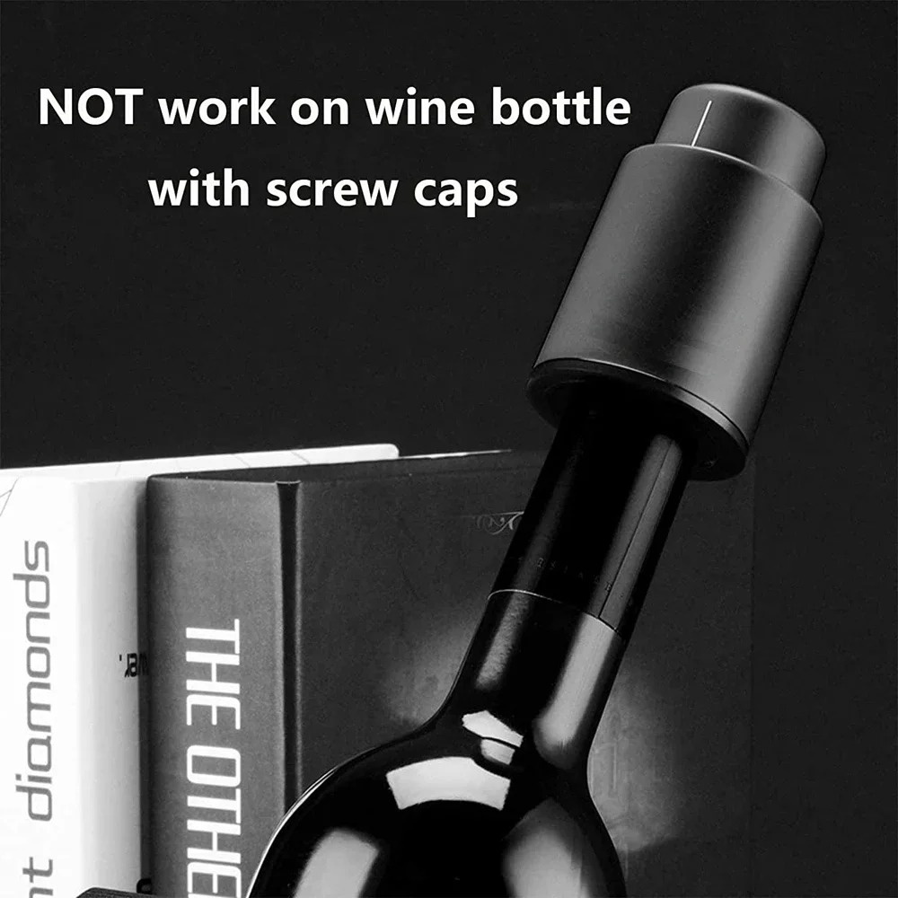 จุกปิดขวดไวน์แบบสุญญากาศชนิดกด - Wine Preservation Pump บทวิจารณ์และราคา