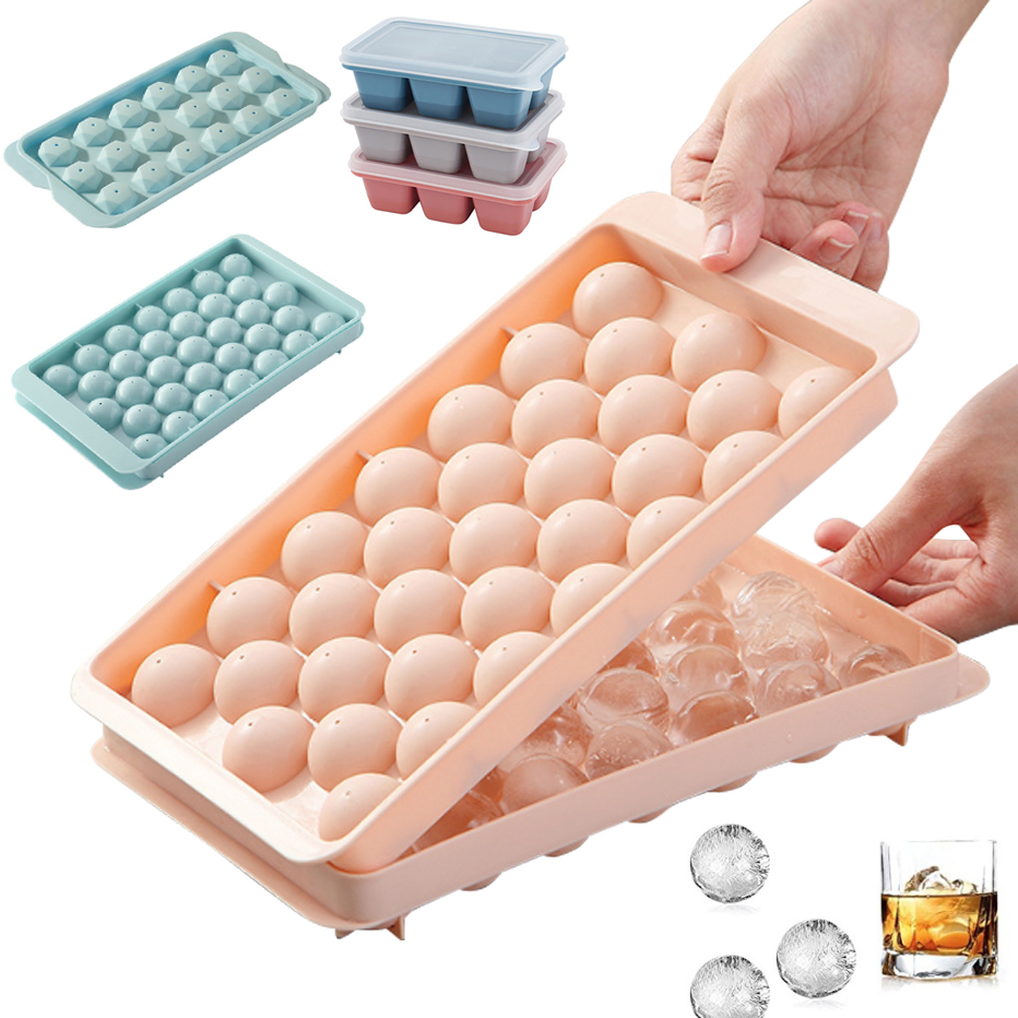 3D รอบ Ice Cube ถาดพร้อมฝาปิดพ - Ice Mold Sphere บทวิจารณ์และราคา