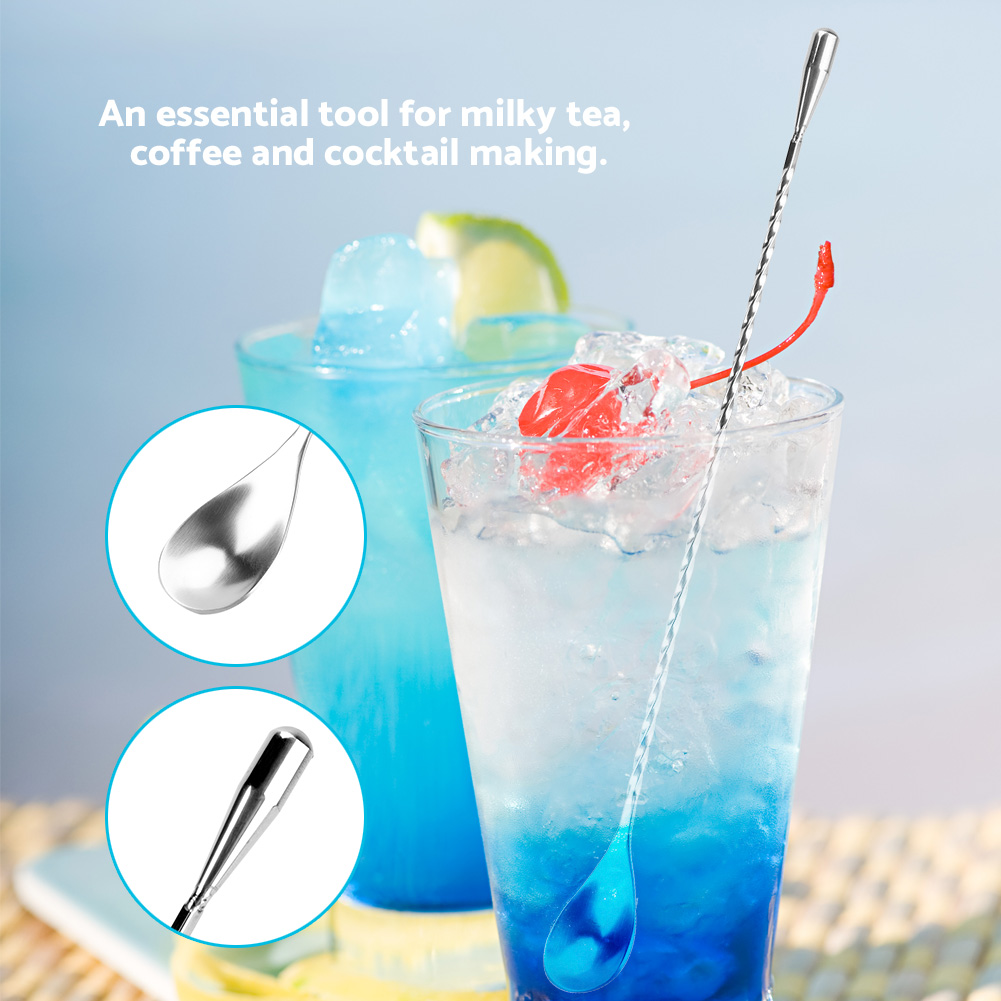 ช้อนบาร์สแตนเลสด้ามยาว ช้อนผสม - Bar Spoon Twisted บทวิจารณ์และราคา