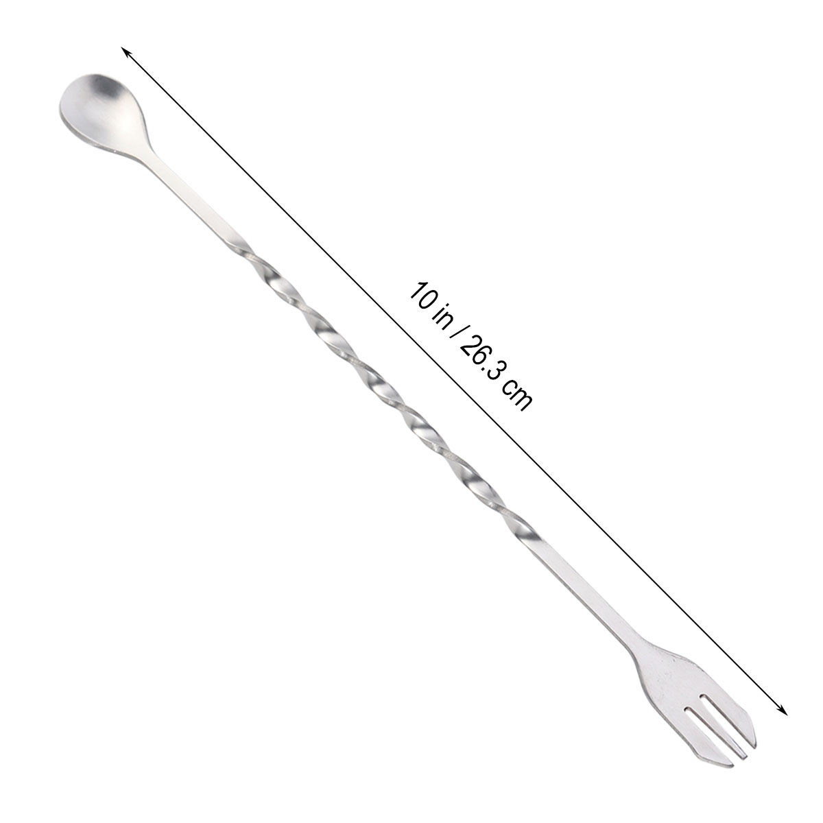 ไม้คนค็อกเทลสเตนเลสสตีล 304 ระ - Bar Spoon Twisted บทวิจารณ์และราคา