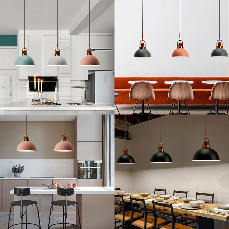 Nordic LED โคมไฟติดเพดานโลหะ M - Home Bar And Counter บทวิจารณ์และราคา