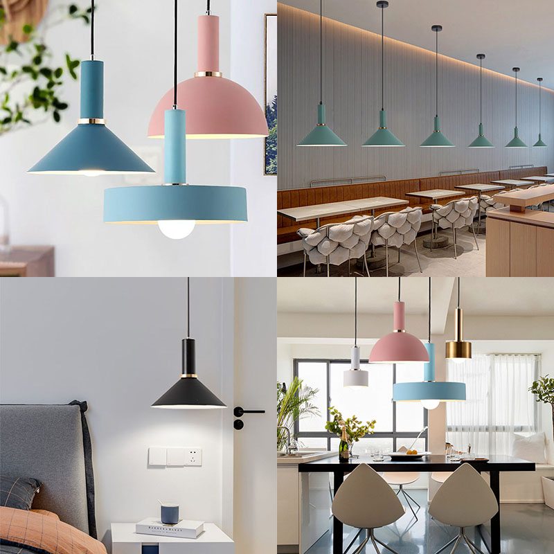 Nordic LED โคมไฟติดเพดานโลหะ M - Home Bar And Counter บทวิจารณ์และราคา