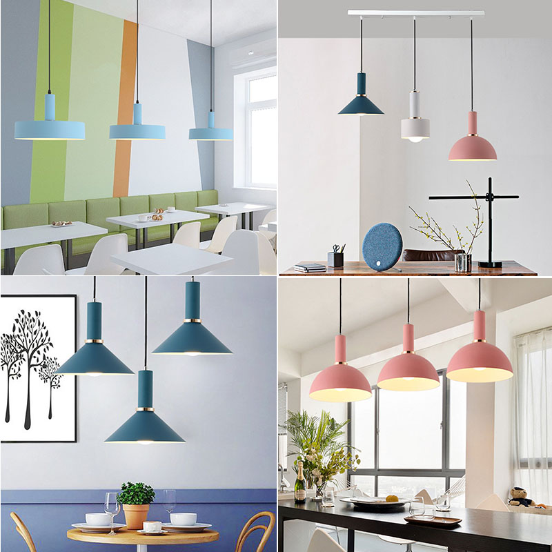 Nordic LED โคมไฟติดเพดานโลหะ M - Home Bar And Counter บทวิจารณ์และราคา