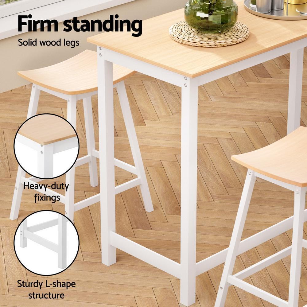 ชุดโต๊ะบาร์และเก้าอี้สตูลไม้เน - Home Bar Stools บทวิจารณ์และราคา