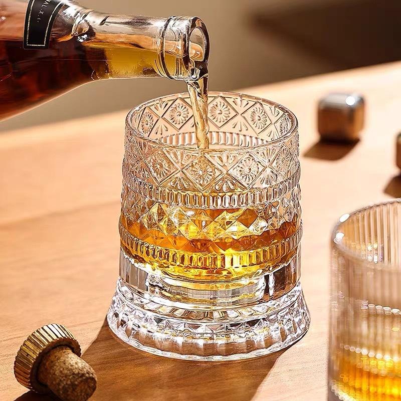 แก้ววิสกี้แบบหมุนได้ แก้ววิสกี - Highball Glass Set บทวิจารณ์และราคา