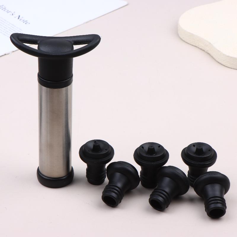 ชุดปิดผนึกขวดไวน์แบบสุญญากาศ พ - Wine Preservation Pump บทวิจารณ์และราคา