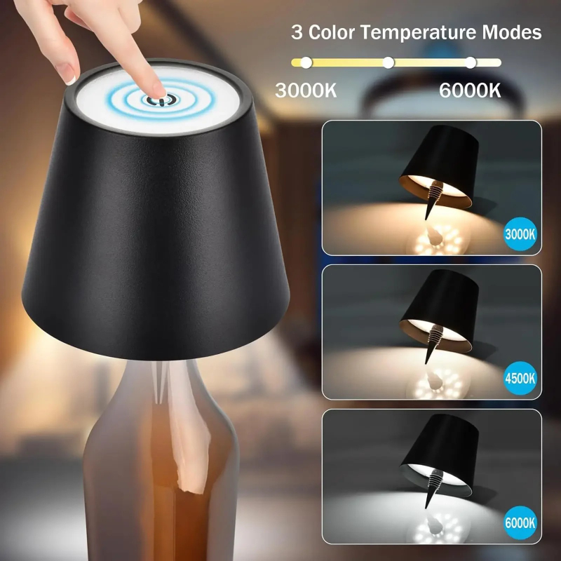 โคมไฟขวดไวน์ LED ควบคุมด้วยระบ - Home Bar Setup บทวิจารณ์และราคา