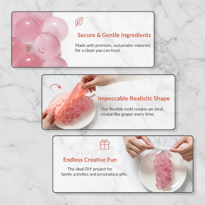 แม่พิมพ์ซิลิโคนรูปทรงลูกองุ่น  - Ice Mold Sphere บทวิจารณ์และราคา
