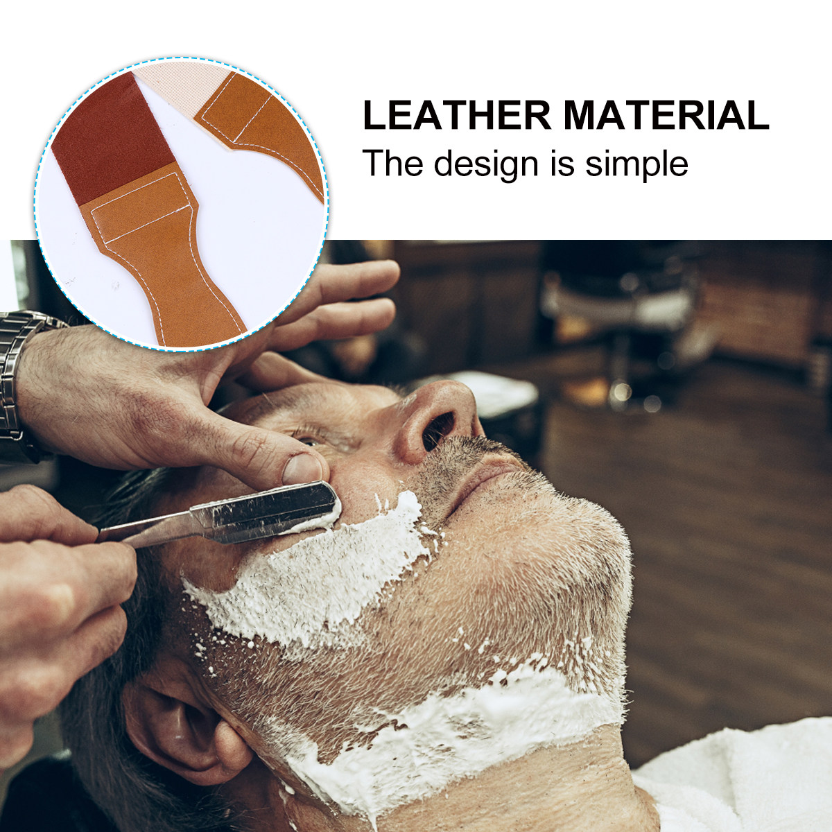 สายลับมีดสองชั้นแบบมีผ้ารองสำห - Home Barber บทวิจารณ์และราคา