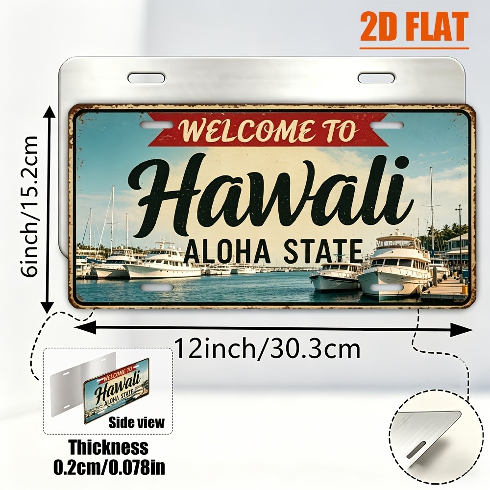 ป้ายฮาวายแบบเรโทร 2 มิติ ปรับแ - Home Bar Signs บทวิจารณ์และราคา