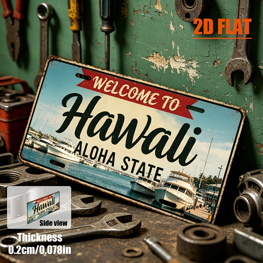 ป้ายฮาวายแบบเรโทร 2 มิติ ปรับแ - Home Bar Signs บทวิจารณ์และราคา