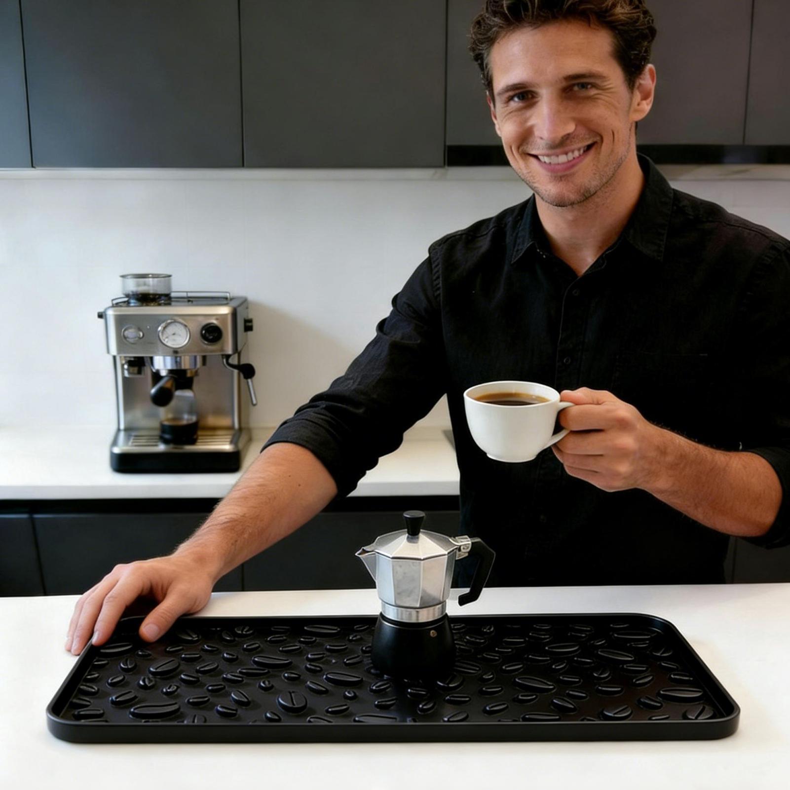 แผ่นรองกาแฟกันลื่น แผ่นฉนวนกัน - Bar Mat Rubber บทวิจารณ์และราคา