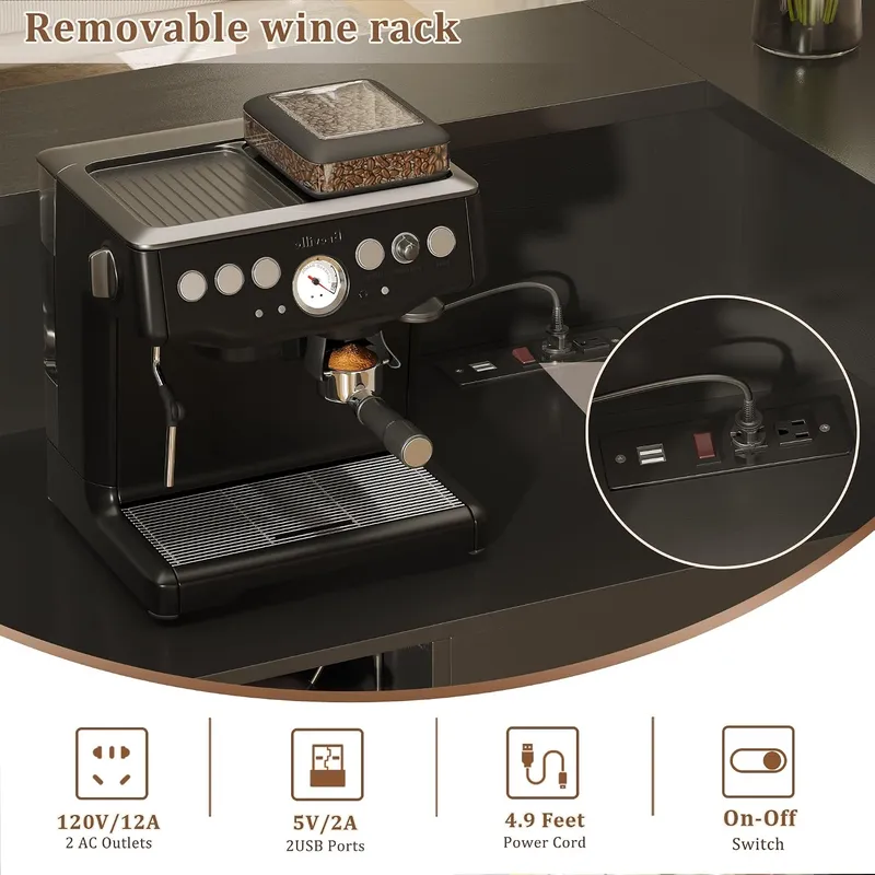 ตู้บาร์สำหรับบ้านรูปตัวยู พร้อ - Home Bar And Fridge บทวิจารณ์และราคา