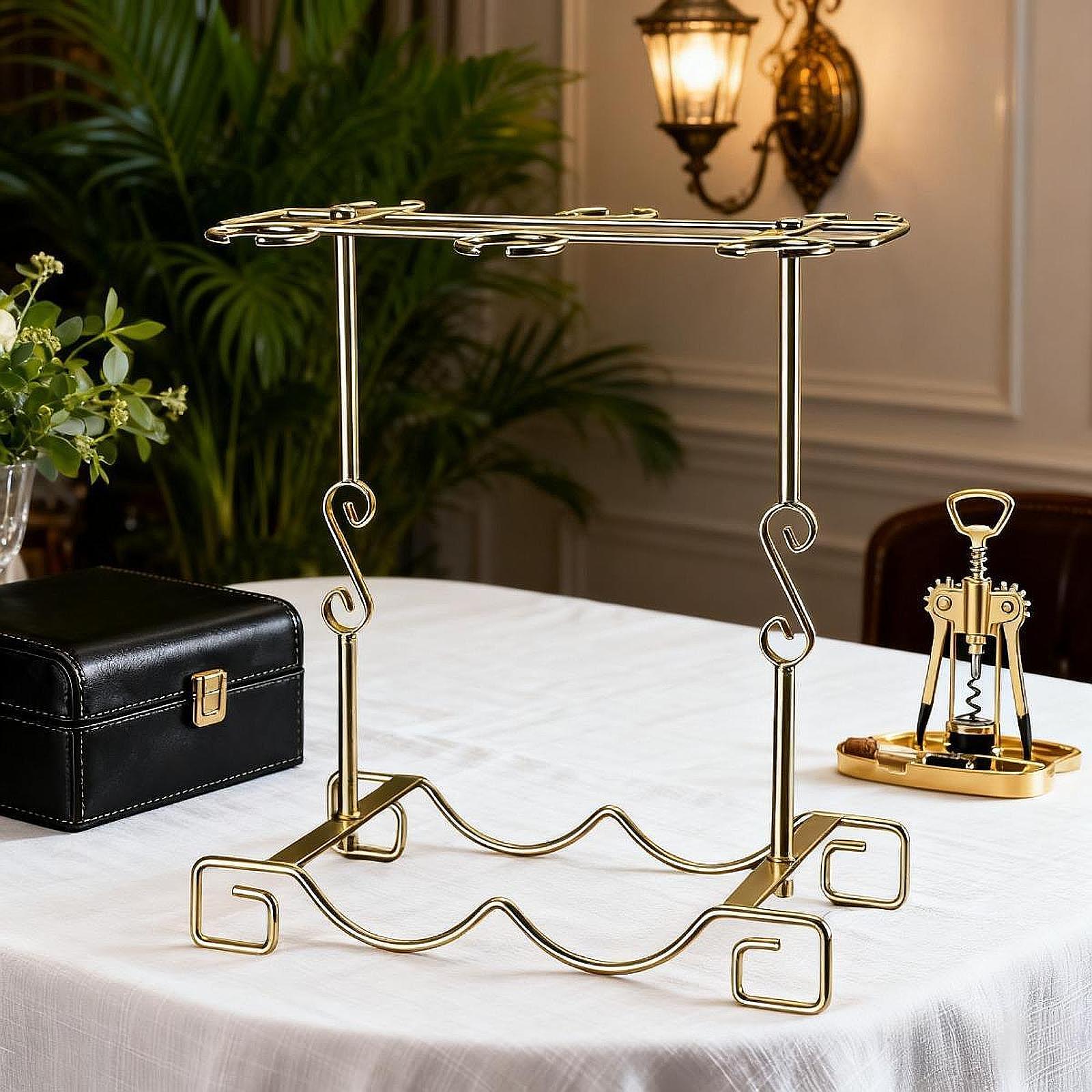 ที่วางแก้วไวน์แบบตั้งโต๊ะ วัสด - Home Bar Stand บทวิจารณ์และราคา
