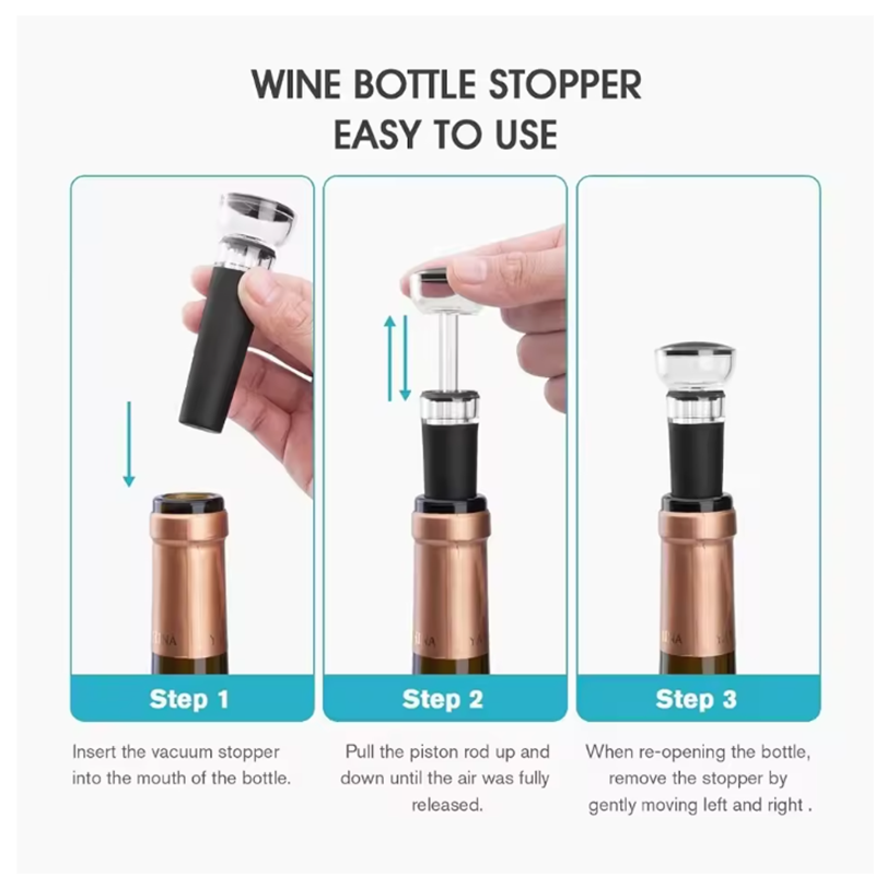 จุกปิดขวดไวน์เป็นอุปกรณ์เสริมท - Wine Preservation Pump บทวิจารณ์และราคา